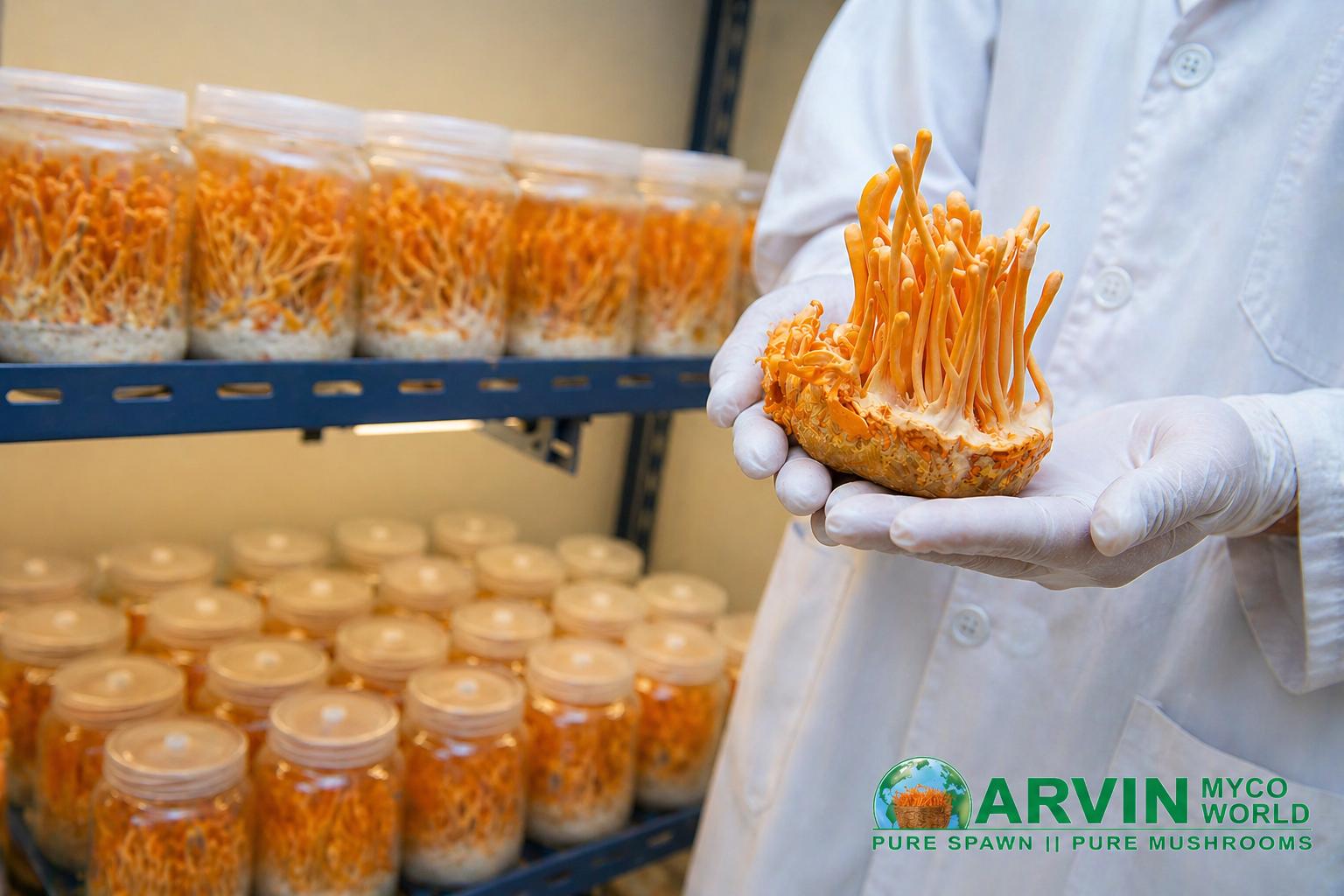 Fresh Cordyceps Mushroom